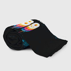 Плед флисовый Made in 1989: liquid art, цвет: 3D-велсофт — фото 2