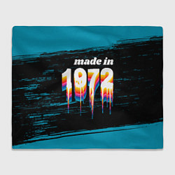 Плед флисовый Made in 1972: liquid art, цвет: 3D-велсофт