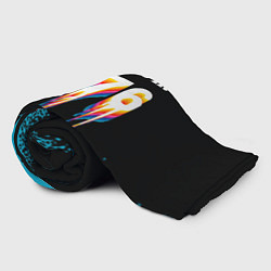 Плед флисовый Made in 1976: liquid art, цвет: 3D-велсофт — фото 2