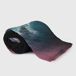 Плед флисовый Морские частицы, цвет: 3D-велсофт — фото 2