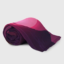 Плед флисовый Неоновый закат, цвет: 3D-велсофт — фото 2