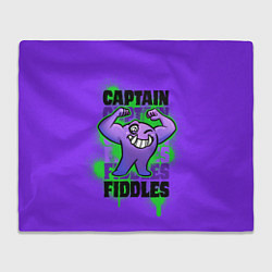 Плед флисовый Капитан Фиддлс, цвет: 3D-велсофт