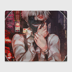 Плед флисовый Tokio Ghoul, цвет: 3D-велсофт