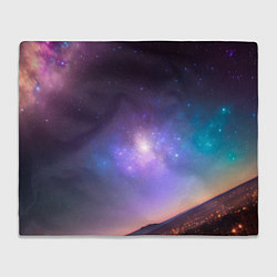 Плед флисовый Вселенная-арт, цвет: 3D-велсофт