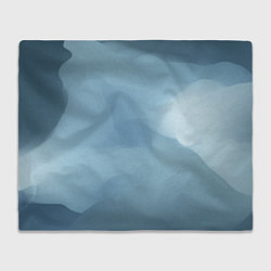 Плед флисовый Синий туман, цвет: 3D-велсофт