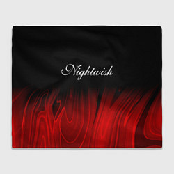 Плед флисовый Nightwish red plasma, цвет: 3D-велсофт