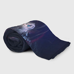 Плед флисовый Сова на мрачном фоне, цвет: 3D-велсофт — фото 2