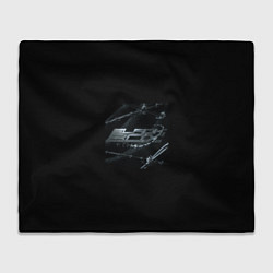 Плед флисовый Jeembo - Black box, цвет: 3D-велсофт