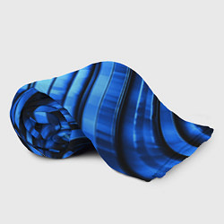 Плед флисовый Темно-синий металлик, цвет: 3D-велсофт — фото 2