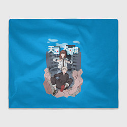 Плед флисовый Кируко и Мару - Великая небесная стена, цвет: 3D-велсофт