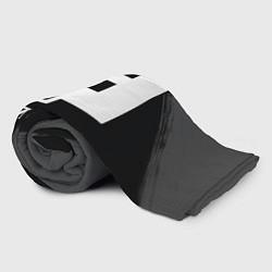 Плед флисовый Fortnite glitch на темном фоне, цвет: 3D-велсофт — фото 2