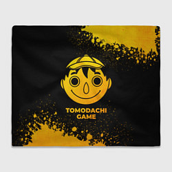 Плед флисовый Tomodachi Game - gold gradient, цвет: 3D-велсофт