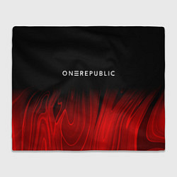 Плед флисовый OneRepublic red plasma, цвет: 3D-велсофт