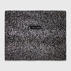 Плед флисовый No signal - белый шум, цвет: 3D-велсофт