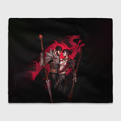 Плед Серый страж и Морриган