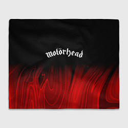 Плед флисовый Motorhead red plasma, цвет: 3D-велсофт