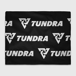 Плед флисовый Tundra Esports black, цвет: 3D-велсофт