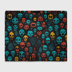 Плед Skull party