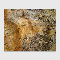 Плед флисовый Скалистая поверхность, цвет: 3D-велсофт