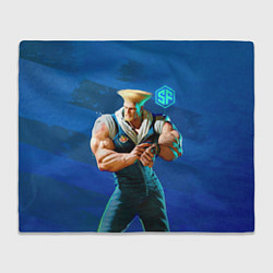 Плед флисовый Street Fighter 6: Guile, цвет: 3D-велсофт