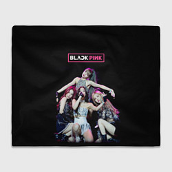 Плед флисовый Blackpink on stage, цвет: 3D-велсофт