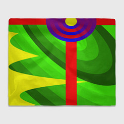 Плед флисовый Абсолютная абстракция, цвет: 3D-велсофт