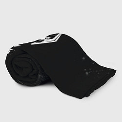 Плед флисовый Skyrim glitch на темном фоне, цвет: 3D-велсофт — фото 2