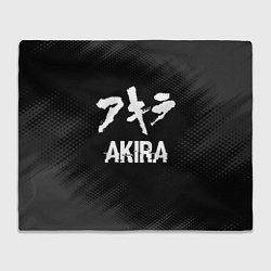 Плед флисовый Akira glitch на темном фоне, цвет: 3D-велсофт