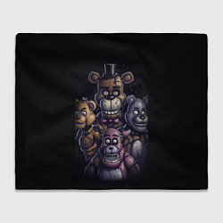 Плед флисовый Five Nights at Freddys, цвет: 3D-велсофт