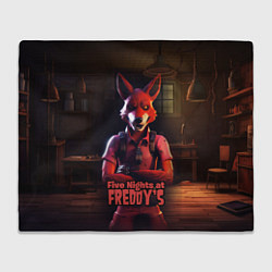 Плед флисовый Five Nights at Freddys Mangle, цвет: 3D-велсофт