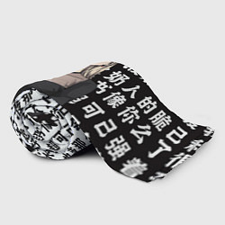 Плед флисовый Манхва Ветролом - Шелли Скотт, цвет: 3D-велсофт — фото 2