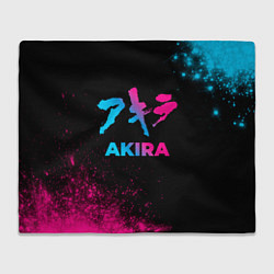 Плед флисовый Akira - neon gradient, цвет: 3D-велсофт