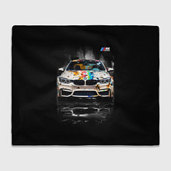 Плед флисовый BMW Креативный тюнинг, цвет: 3D-велсофт