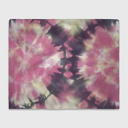 Плед флисовый Tie-Dye дизайн, цвет: 3D-велсофт