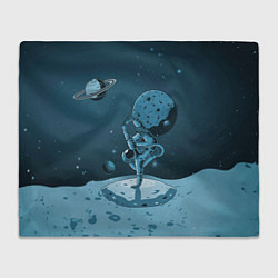 Плед флисовый Космический брейк, цвет: 3D-велсофт