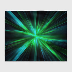 Плед флисовый Green light, цвет: 3D-велсофт