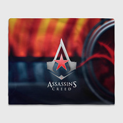 Плед флисовый Assassins Creed ussr, цвет: 3D-велсофт