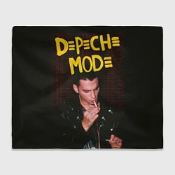 Плед флисовый Depeche Mode 1 Dave, цвет: 3D-велсофт
