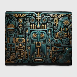 Плед флисовый Рисунок в египетском стиле, цвет: 3D-велсофт