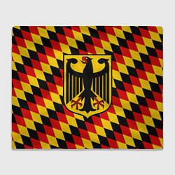 Плед флисовый Germany, цвет: 3D-велсофт