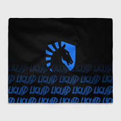 Плед флисовый Team Liquid style, цвет: 3D-велсофт