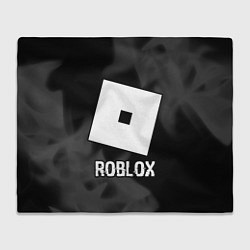 Плед флисовый Roblox glitch на темном фоне, цвет: 3D-велсофт
