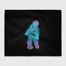 Плед флисовый Neon undead, цвет: 3D-велсофт
