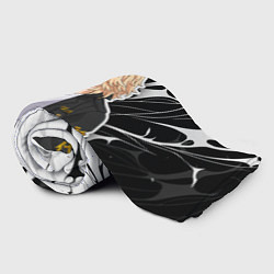 Плед флисовый Майки из токийских мстителей - абстракция, цвет: 3D-велсофт — фото 2