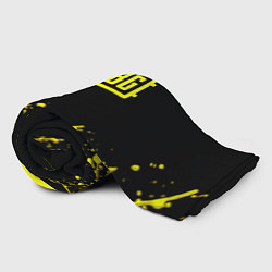 Плед флисовый PUBG online yellow, цвет: 3D-велсофт — фото 2