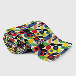 Плед флисовый Паттерн из геометрических фигур, цвет: 3D-велсофт — фото 2