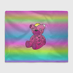 Плед флисовый Медвежонок Лил Пип, цвет: 3D-велсофт