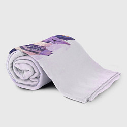 Плед флисовый Милый фиолетовый дракон, цвет: 3D-велсофт — фото 2