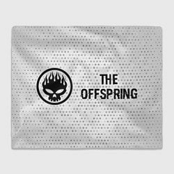 Плед флисовый The Offspring glitch на светлом фоне по-горизонтал, цвет: 3D-велсофт