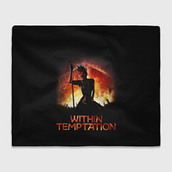 Плед флисовый Within Temptation Sharon, цвет: 3D-велсофт